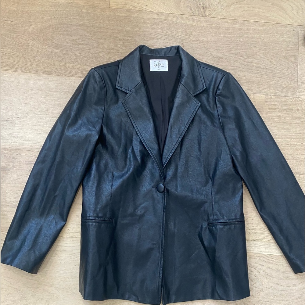 Black Leather Women's Jacket